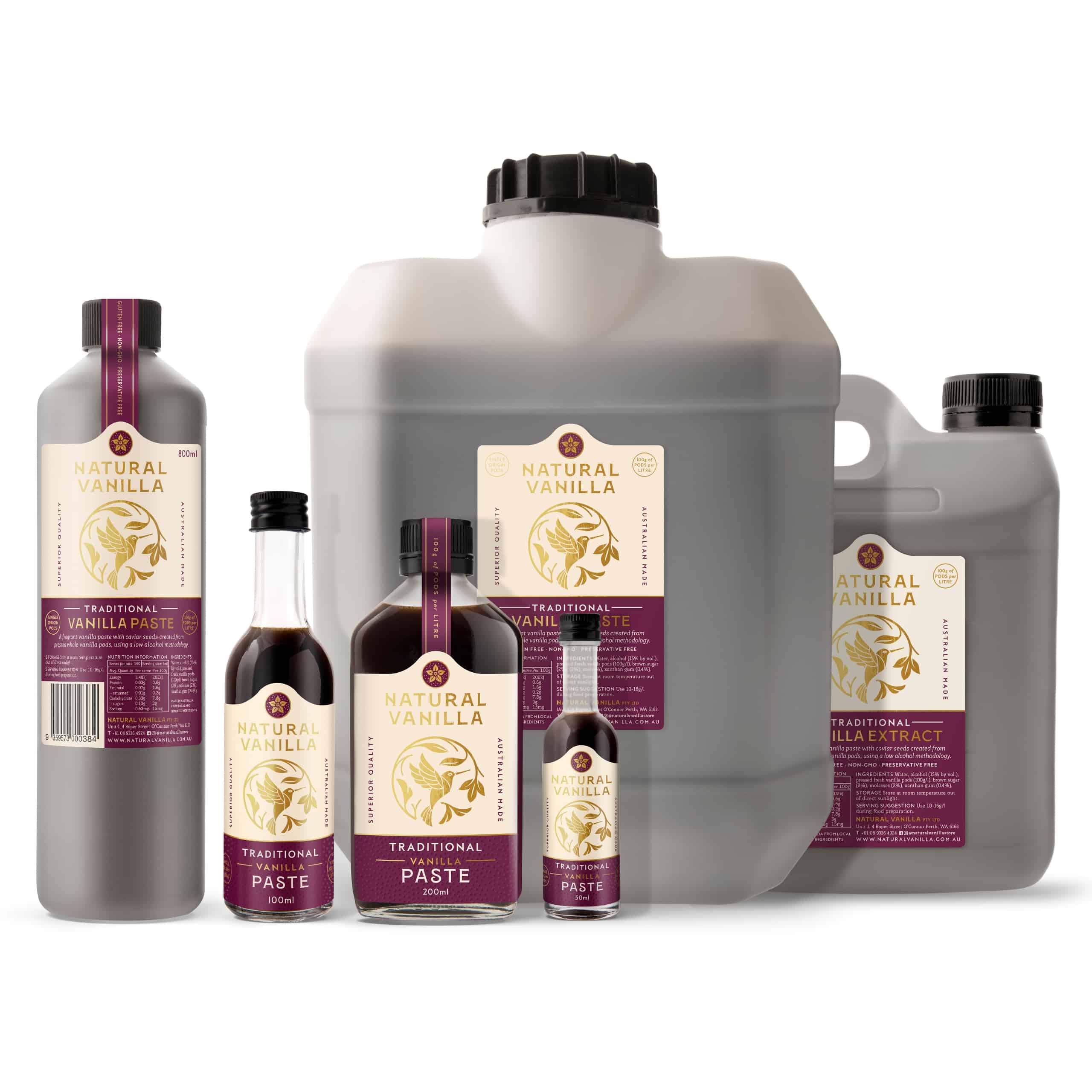 Natural Vanilla Paste - Traditional Style